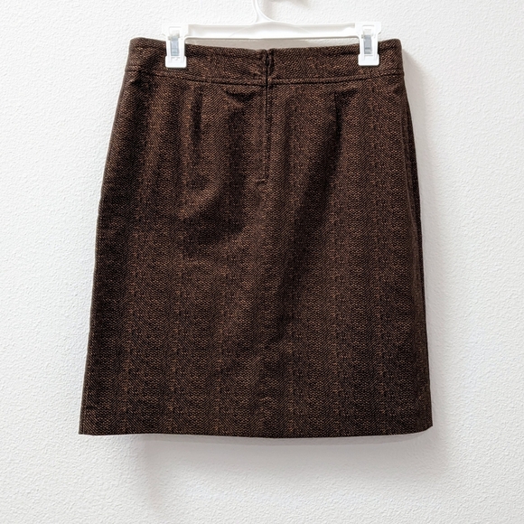Classic multi brown pencil skirt size 6 in EUC - Picture 2 of 6
